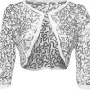 Overig Bolero Pailletten Diva Zilver -Kleding Bovenstukken Winkel bolero pailletten diva zilver