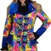 Overig Carnavalsjas Celebration Roses Voor Dames -Kleding Bovenstukken Winkel carnavalsjas celebration roses voor dames