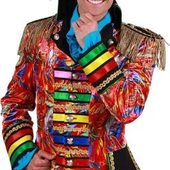 Overig Carnavalsjas Feathers Rood Voor Heren -Kleding Bovenstukken Winkel carnavalsjas feathers rood voor heren 2