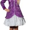 Overig Carnavalsjas Gestept Paars Luxe Voor Dames -Kleding Bovenstukken Winkel carnavalsjas gestept paars luxe voor dames