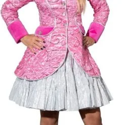Overig Carnavalsjas Gestept Pink Luxe Voor Dames -Kleding Bovenstukken Winkel carnavalsjas gestept pink luxe voor dames 2