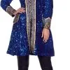 Overig Carnavalsjas Glitter Pailletten Luxe Kobalt Blauw -Kleding Bovenstukken Winkel carnavalsjas glitter pailletten luxe kobalt blauw