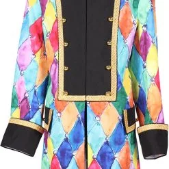 Overig Carnavalsjas Harlequin Voor Heren