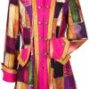 Overig Carnavalsjas Patchwork Pink Voor Dames 1 Overig Carnavalsjas Patchwork Pink Voor Dames -Kleding Bovenstukken Winkel carnavalsjas patchwork pink voor dames