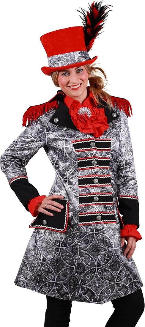 Overig Carnavalsjas Sparkle Zilver-Zwart Voor Dames 4 Overig Carnavalsjas Sparkle Zilver-Zwart Voor Dames - Afbeelding 2