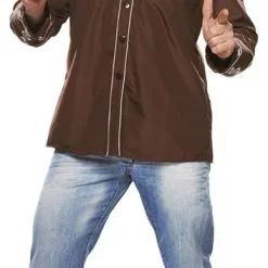 Overig Country Cowboy Blouse Bruin