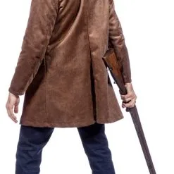 Overig Cowboy Jas Authentic Western Bruin -Kleding Bovenstukken Winkel cowboy jas authentic western bruin achterkant