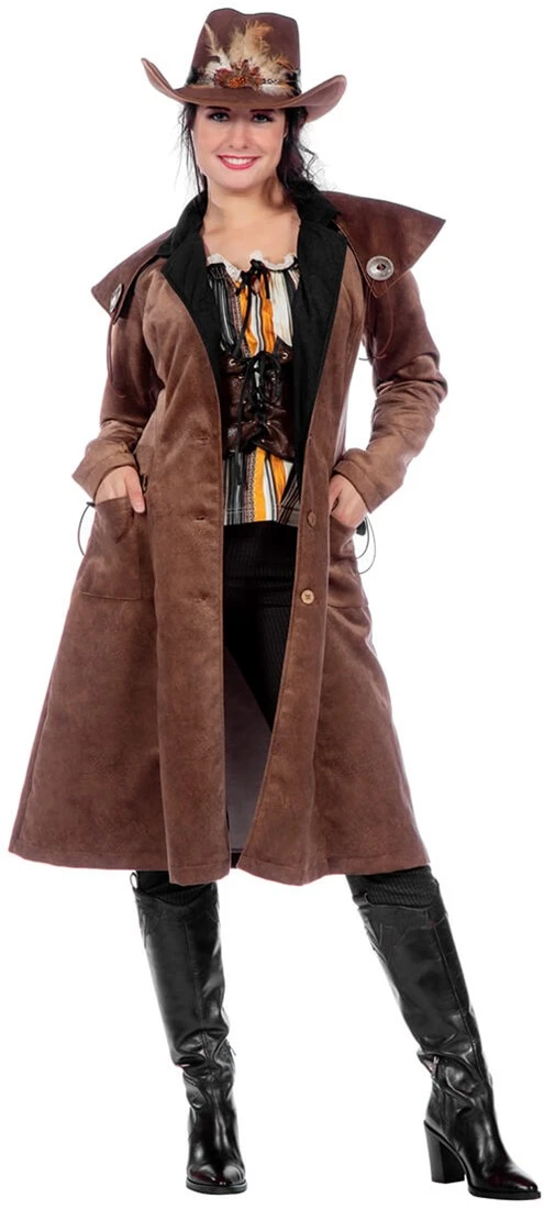 Overig Cowboy Jas Dames Authentic Western Bruin 3 Overig Cowboy Jas Dames Authentic Western Bruin