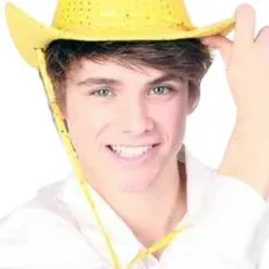 Overig Cowboyhoed Madonna Pailletten Goud