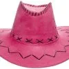 Overig Cowboyhoed Suede Pink -Kleding Bovenstukken Winkel cowboyhoed suede pink