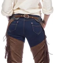 Overig Cowgirl Chaps Authentic Western -Kleding Bovenstukken Winkel cowgirl chaps authentic western achterkant