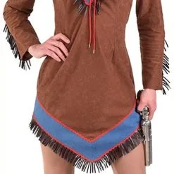 Overig Cowgirl Jurkje Bruin-Jeans Voor Dames