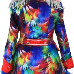 Overig Dames Blazer Colorful Leaves Luxe -Kleding Bovenstukken Winkel dames blazer colorful leaves luxe achterkant