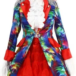 Overig Dames Carnavalsjas Colorful Leaves Lang Luxe