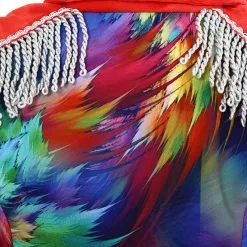 Overig Dames Carnavalsjas Colorful Leaves Lang Luxe -Kleding Bovenstukken Winkel dames carnavalsjas colorful leaves lang luxe detail