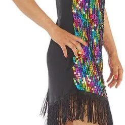 Overig Dames Jurkje Pailletten Multi -Kleding Bovenstukken Winkel dames jurkje pailletten multi zijkant 2