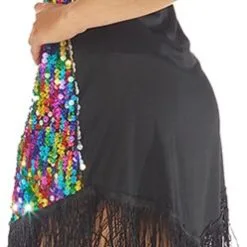 Overig Dames Jurkje Pailletten Multi -Kleding Bovenstukken Winkel dames jurkje pailletten multi zijkant