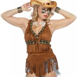 Overig Dames Topje Summer Festival Bruin