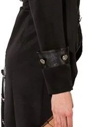 Overig Damesjas Gothic Zwart Luxe -Kleding Bovenstukken Winkel damesjas gothic zwart luxe 2