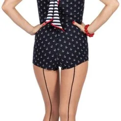 Overig Dameskostuum Rockabilly Pin-Up - Jaren 50 7 Overig Dameskostuum Rockabilly Pin-Up - Jaren 50 -Kleding Bovenstukken Winkel dameskostuum rockabilly pin up jaren 50 achterkant