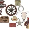 Overig Decoratie Figuren Western Cowboy (12st) -Kleding Bovenstukken Winkel decoratie figuren western cowboy 12st