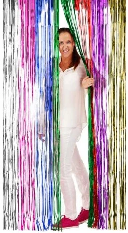 Overig Deurgordijn Folie 2x1mtr Multi 3 Overig Deurgordijn Folie 2x1mtr Multi