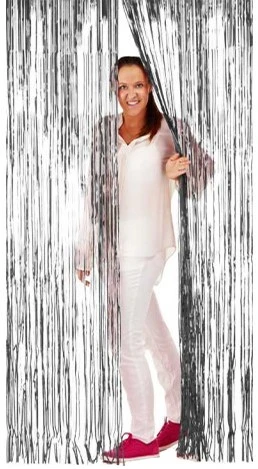 Overig Deurgordijn Folie 2x1mtr Zilver 3 Overig Deurgordijn Folie 2x1mtr Zilver