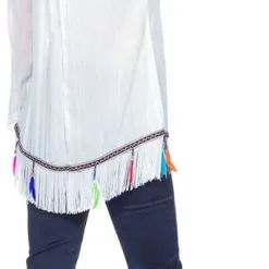 Overig Festival Tuniek Dames Off-White -Kleding Bovenstukken Winkel festival tuniek dames off white achterkant