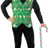 Overig Fout Kerst Gilet Groen Voor Heren -Kleding Bovenstukken Winkel fout kerst gilet groen voor heren