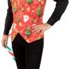 Overig Fout Kerst Gilet Rood Voor Heren -Kleding Bovenstukken Winkel fout kerst gilet rood voor heren