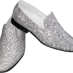 Overig Foute Glitter Schoenen Zilver Voor Heren
