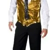 Overig Glitter Gilet Pailletten Goud -Kleding Bovenstukken Winkel glitter gilet pailletten goud