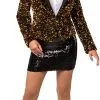 Overig Gouden Pailletten Blazer Dames Luxe -Kleding Bovenstukken Winkel gouden pailletten blazer dames luxe