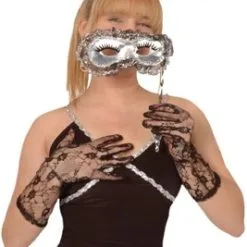 Overig Handschoenen Kant Lang Zwart