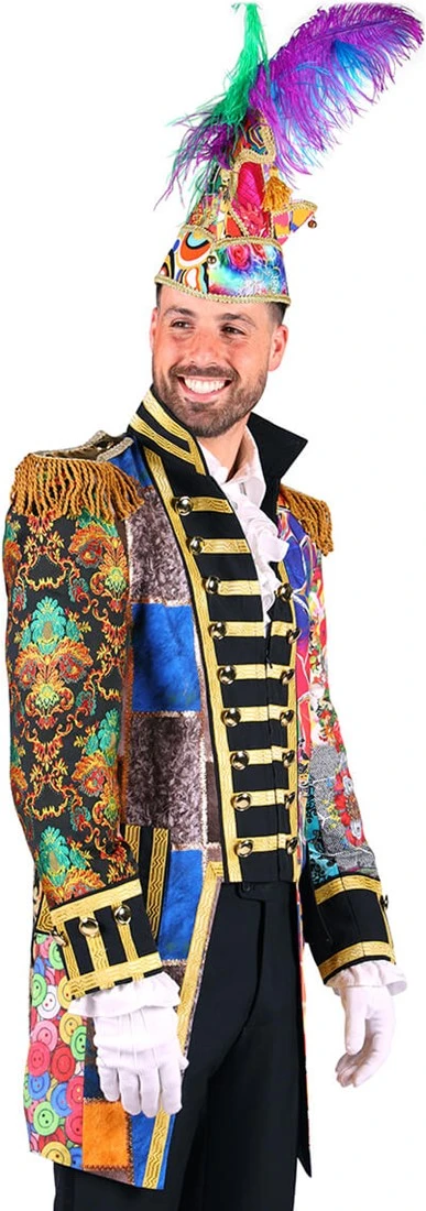 Overig Heren Carnavalsjas Patchwork Mix-it Up 8 Overig Heren Carnavalsjas Patchwork Mix-it Up - Afbeelding 6