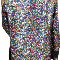 Overig Heren Carnavalsjas Sequinmaster Luxe -Kleding Bovenstukken Winkel heren carnavalsjas sequinmaster luxe achterkant