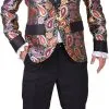 Overig Heren Colbert Paisley Brokaat Luxe -Kleding Bovenstukken Winkel heren colbert paisley brokaat luxe