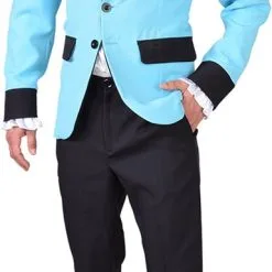 Overig Heren Colbert Turquoise Getailleerd