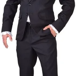 Overig Heren Colbert Zwart Getailleerd