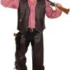 Overig Heren Cowboy Chaps Bruin Luxe -Kleding Bovenstukken Winkel heren cowboy chaps bruin luxe