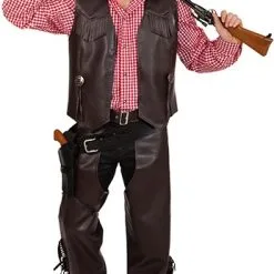 Overig Heren Cowboy Chaps Bruin Luxe