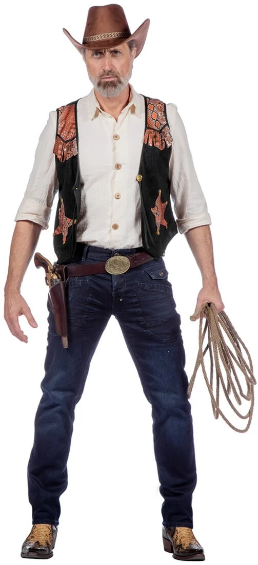 Overig Heren Cowboyvest Star 4 Overig Heren Cowboyvest Star - Afbeelding 2