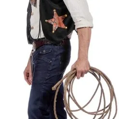 Overig Heren Cowboyvest Star 9 Overig Heren Cowboyvest Star -Kleding Bovenstukken Winkel heren cowboyvest star zijkant