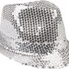 Overig Hoed Disco Pailletten Zilver