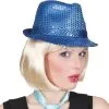 Overig Hoed Popstar Pailletten Blauw 2 Overig Hoed Popstar Pailletten Blauw -Kleding Bovenstukken Winkel hoed popstar pailletten blauw