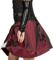 Overig Hoepelrok Steampunk Bordeaux Rood -Kleding Bovenstukken Winkel hoepelrok steampunk bordeaux rood 2