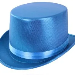 Overig Hoge Hoed Metallic Turquoise