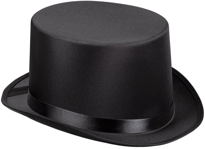 Overig Hoge Hoed Satijn Gala Zwart 3 Overig Hoge Hoed Satijn Gala Zwart