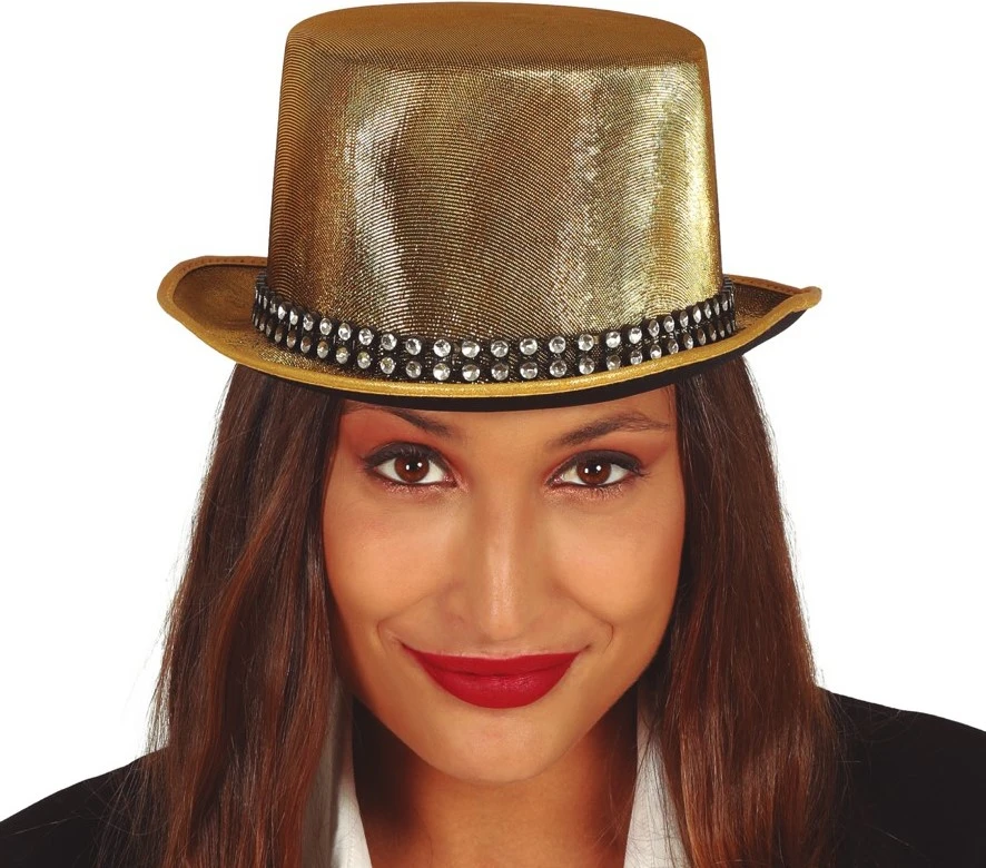 Overig Hoge Hoed Sparkle Goud 3 Overig Hoge Hoed Sparkle Goud