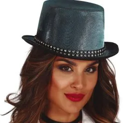 Overig Hoge Hoed Sparkle Turquoise